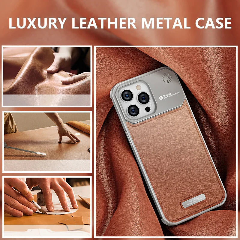 ElephaGuards Metal & Leather Case