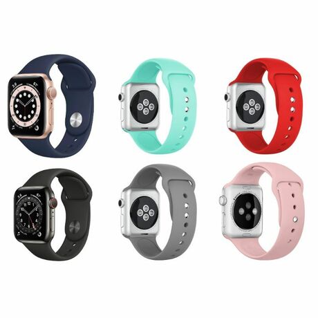 Stretchable Liquid Silicone Solo Loop Band For Apple Watch