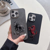 3D Embroided Horse Design PU Leather Phone Case