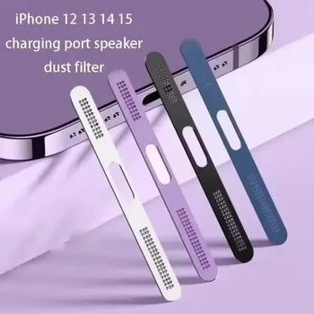 Elephagurds  Anti-Dust Metal Protector Sticker - Set of 2 (Universal For All iPhones)