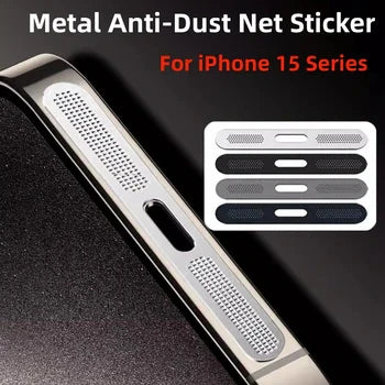 Elephagurds  Anti-Dust Metal Protector Sticker - Set of 2 (Universal For All iPhones)